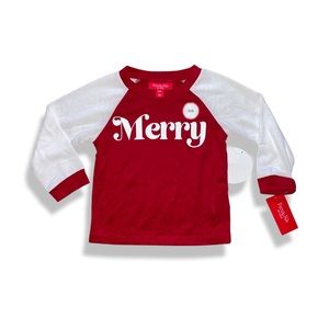 Toddler KidsHoliday Christmas Pajama Top Size 2T/3T